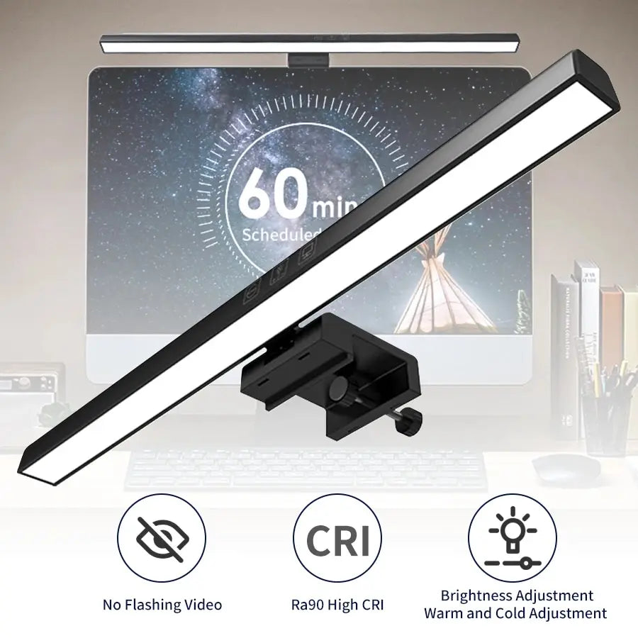Illuminate Your Workspace with the LED Desk Lamp Monitor Light Bar - Dimmable, USB-Powered, and Stylish for Office or Home