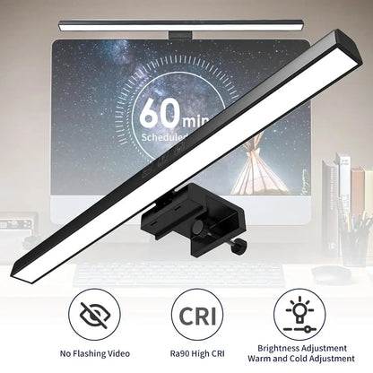 Illuminate Your Workspace with the LED Desk Lamp Monitor Light Bar - Dimmable, USB-Powered, and Stylish for Office or Home