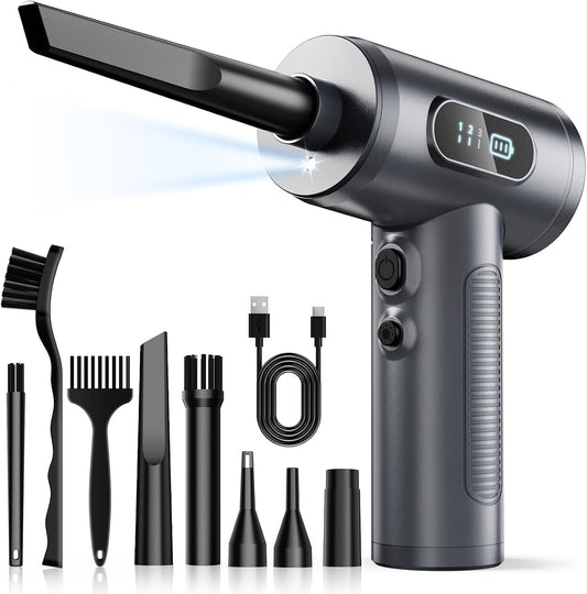 Powerful Rechargeable Cordless Air Duster - Ultimate Cleaning Solution for Home and Office
