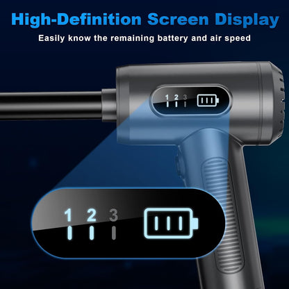 Powerful Rechargeable Cordless Air Duster - Ultimate Cleaning Solution for Home and Office