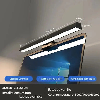 Illuminate Your Workspace with the LED Desk Lamp Monitor Light Bar - Dimmable, USB-Powered, and Stylish for Office or Home