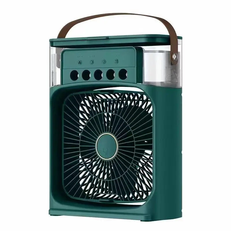  3-in-1 Portable Air Conditioner Fan with LED Night Light - Perfect for Home & Office