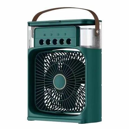  3-in-1 Portable Air Conditioner Fan with LED Night Light - Perfect for Home & Office