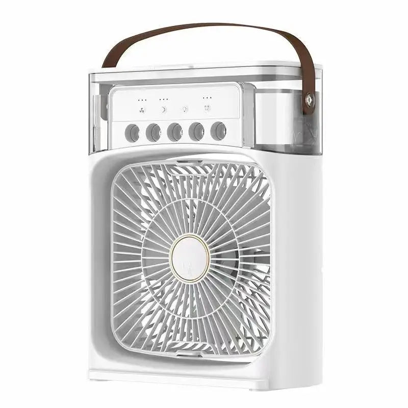  3-in-1 Portable Air Conditioner Fan with LED Night Light - Perfect for Home & Office