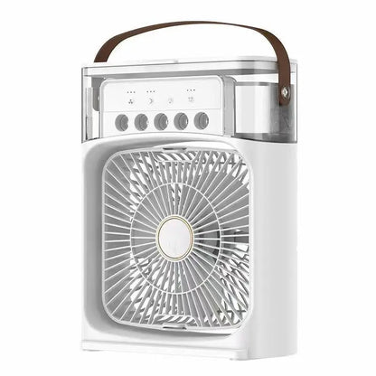  3-in-1 Portable Air Conditioner Fan with LED Night Light - Perfect for Home & Office