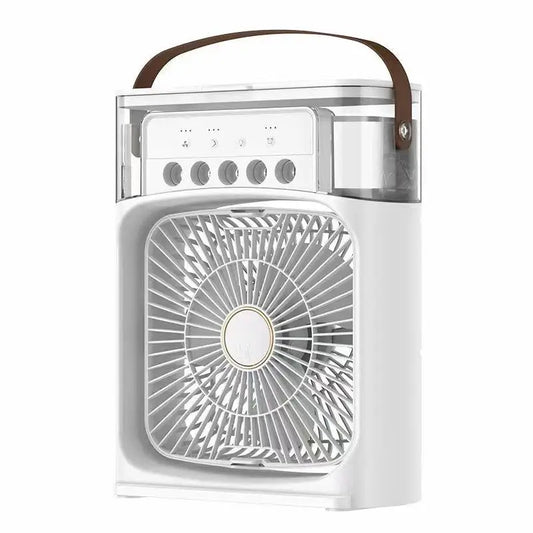  3-in-1 Portable Air Conditioner Fan with LED Night Light - Perfect for Home & Office