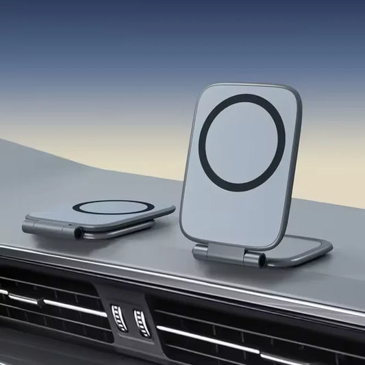 Revolutionary Dual Magnetic Phone Stand: Ultrathin, Foldable, and Multi-Functional Car Holder for Your Smartphone