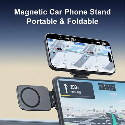 Revolutionary Dual Magnetic Phone Stand: Ultrathin, Foldable, and Multi-Functional Car Holder for Your Smartphone